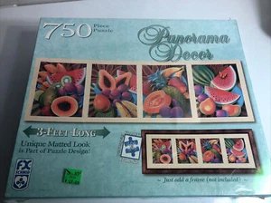 750pc Puzzle Panoramic Decor Fruit By FX Schmid - Picture 1 of 3