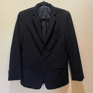 Chaps Ralph Lauren Boy’s Blazer Jacket Black Fully Lined 2 Button Size 18 Reg - Picture 1 of 7