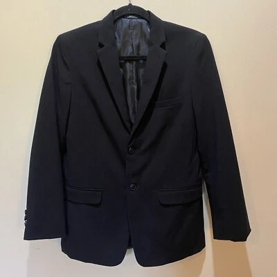Chaps Ralph Lauren Boy’s Blazer Jacket Black Fully Lined 2 Button Size 18 Reg - Image 1 of 4
