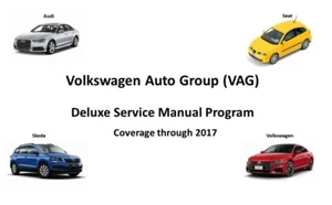 VOLKSWAGEN AUTO GROUP (VAG) DELUXE SERVICE MANUAL through 2017 - Picture 1 of 4