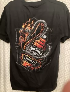 Jack Daniels Whiskey No. 7 Tennessee vorne. Feuerschlange Logo auf der Rückseite. Große - Bild 1 von 3