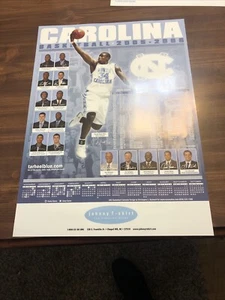 2005-2006 Carolina Tarheels Player Poster And Schedule.  - Picture 1 of 1