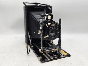 Vintage IBSO Leonar Werke 10x15 Folding Bed Camera - Rapid Aplanat 170mm F8 Lens - Picture 1 of 10