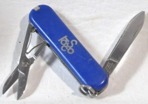 Cuchillo de Bolsillo/Tijeras Publicidad Petróleo/Gas Procesadores de Energía TOSCO - Imagen 1 de 3