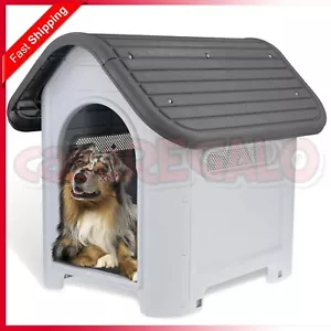 Indoor / Outdoor Puppy / Dog / Pets Waterproof Garden Kennel / House Medium - Picture 1 of 5