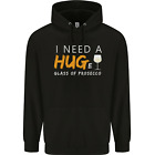 I Need a Huge Glass of Prosecco Funny Mens 80% Cotton Hoodie