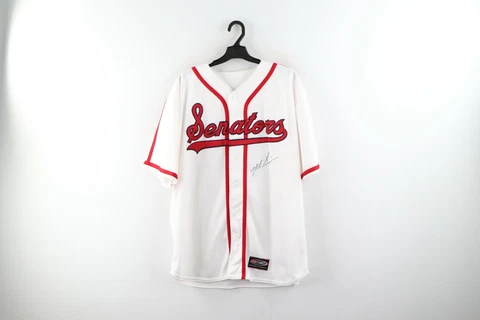 Autographed Austin Senators Round Rock Express Minor League Baseball Jersey 48 Cover