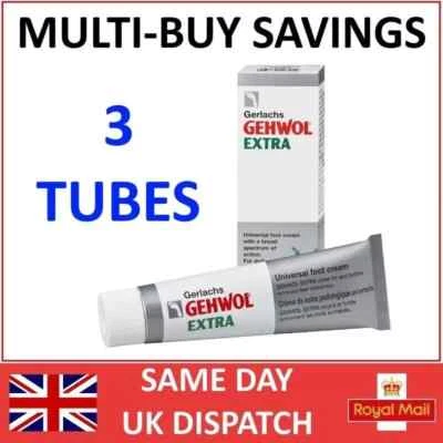 Gehwol Extra Foot Cream 75ml x 3 Intensive Care - Best price