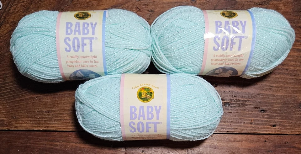 Hilo BABY SOFT POMPADOUR Marca León🧶4-COLORES PARA ELEGIR🧶VENDIDO POR MADEJA Foto 1 de 1