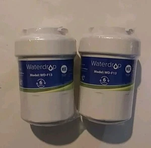 WATERDROP WD-F13 Refrigerator Water Filter Replacement SEALED New 2 Pack - Picture 1 of 2