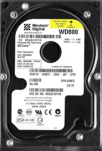 Western Digital WD800BB-75FRA0 80GB IDE Hard Drive DCM: ESBHCTJCA - Picture 1 of 2