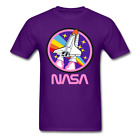 Pink Retro Nasa Space Shuttle Official Logo Unisex T-Shirt Cute Rocket shirt