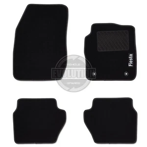 Tapetes a medida para alfombra de coche EVS negros para adaptarse a Ford Fiesta MK7 2011-2017 - Imagen 1 de 6