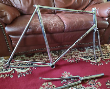 58 cm Gan Well Pro Chrome NJS Track frame with drilled and non-drilled forks