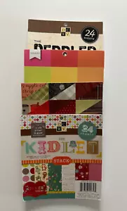 DCWV Kidlet, Shimmer, Pebbled, Cider Woods 6 x 6 Paper Pads-U Choose - Picture 1 of 9