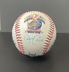 David Cone Signed 1996 World Series Specialty Fotoball Baseball w B&E Hologram