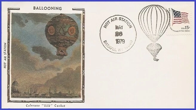 USA5 #FF1302 U/A COLORANO SILK FDC   Balloons # 3 - Image 1 of 1