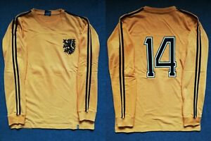 Holland World Cup 1974 Home Retro Shirt #14 Cruyff Size XL. Very rare!