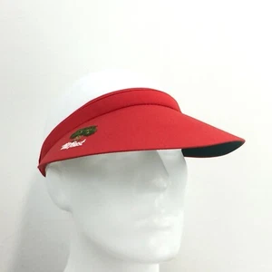 Vintage 80s "The Forest" Red Golf Visor Made in USA by Town Talk Wide Brim - Bild 1 von 8