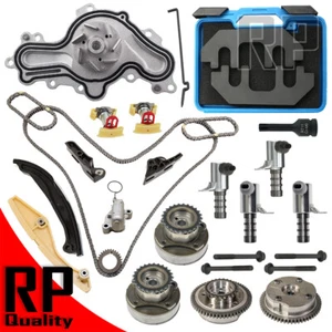 Timing Chain Kit Solenoid Water Pump Cam Gear Tool Fit Ford Explorer Taurus 3.7L - Picture 1 of 12