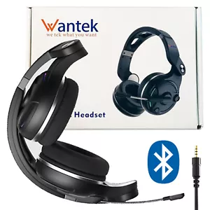 Bluetooth Wireless Headsets with Microphone 3D Audio Sound Foldable Headphones - Picture 1 of 13
