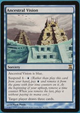 Ancestral Vision Time Spiral NM Blue Rare MAGIC MTG CARD (ID# 249745) ABUGames
