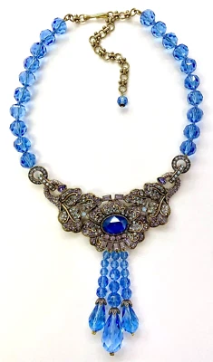 Collar HSN Heidi Daus "Belleza Brillante" Cuentas Gota 16-1/2" Foto 1 de 4