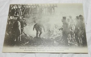 Lot 29 - Französische Postkarte 1. Weltkrieg - Eroberung von Cantigny (Somme) durch amerikanische Truppen ac - Bild 1 von 3
