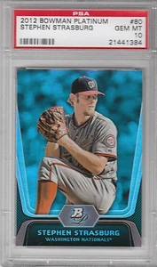 2012 Bowman Platinum Stephen Strasburg #80 PSA 10 - Picture 1 of 1