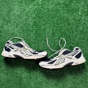 Reebok Größe 9,5 DMX Max Herren Laufschuhe Turnschuhe weiß blau schwarz sportlich - Bild 1 von 9