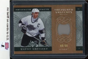 2007-08 Artifacts Treasured Patches Bronze #TSWG Wayne Gretzky 40/50 * - Picture 1 of 2