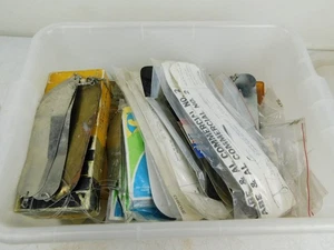 Fishing Spinners NOS Used LOT Jensen Abe & AL + Chrome Plastic Diff Sizes - Picture 1 of 11