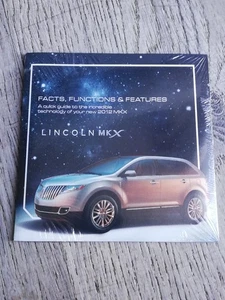 2012 Lincoln MKX DVD Manual Facts Function And Features New - Picture 1 of 5