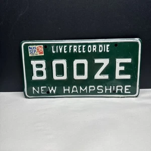 1976 Vanity "SCHNAPS" New Hampshire Nummernschild Bier Pub Alkohol Bar Schnaps - Bild 1 von 9