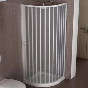Box doccia Giove 80x80cm in pvc apertura semicircolare laterale - Imagen 1 de 4