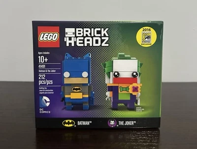 Lego Brickheadz SDCC Exclusivo 41491 Batman y el Joker Foto 1 de 4