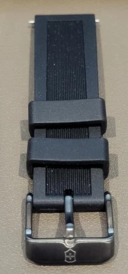 Victorinox Swiss Army Correa de Goma Correa de Reloj de Buceo Negra 19mm LEER Talla Pequeña Foto 1 de 4