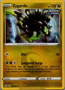 Zygarde Holo Rare SWSH07: Evolving Skies 118/203 NM - Picture 1 of 2