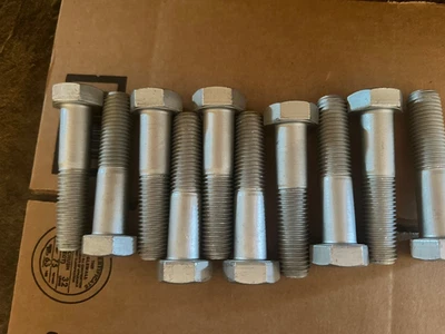 DACROMET 10 PC LOT Metric M20-2.5 x 90 Hex Head Cap Screw Zinc Plated Class 10.9 Bolts