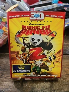 Kung Fu Panda 2 Blu-ray 3D + 2D + DVD With Slipcover No Digital Code - Picture 1 of 5