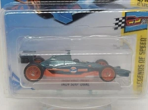 Hot Wheels Indy 500 Oval GULF Super Treasure Hunt with Protecto Mint - Picture 1 of 3