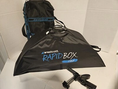 Westcott Rapid Box Switch Strip Softbox 1ox24 In With Handle And Case No Defuser - Image 1 of 4
