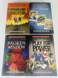 Lot of 4 "Choose Your Consequence" Books (Vols 1-4) | Tuttle Twins | Boyack | PB - Picture 1 of 6