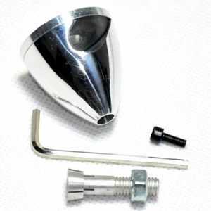 2 Bladed Aluminum Spinner 32mm /1.25in for 3.17mm shaft motor propeller RC plane - Picture 1 of 12