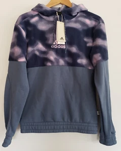 Adidas Polar Polar Polar Naturaleza Sudadera con Capucha Adulto Talla XS Azul Rosa Pullover Sudadera - Imagen 1 de 13