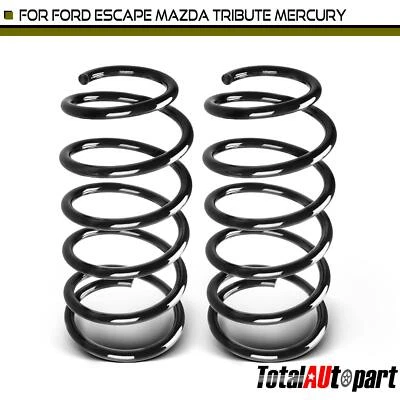 2x Coil Springs for Ford Escape Mazda Tribute Mercury Mariner Front Left & Right - Image 1 of 4