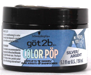 1 Ct Schwarzkopf Got 2b 5.1 Oz Color Pop Silver Intense Color & Care Treatment