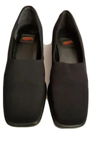 Pair Of Aerosoles Women's Black Wedge Pumps Size 6B Pre-owned  - Picture 1 of 8