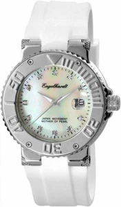 Orologio donna Engelhardt con cinturino in caucciù + cinturino in pelle + lunetta intercambiabile nuovo - Foto 1 di 4