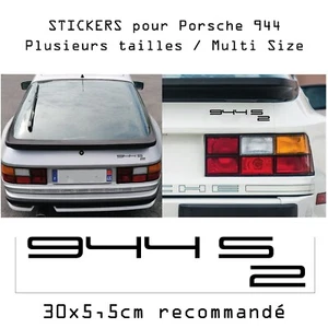 Aufkleber Porsche 944 - 944 S2 - 944S2 - Mehrere Größen Mehrere Farben - Foto 1 di 8